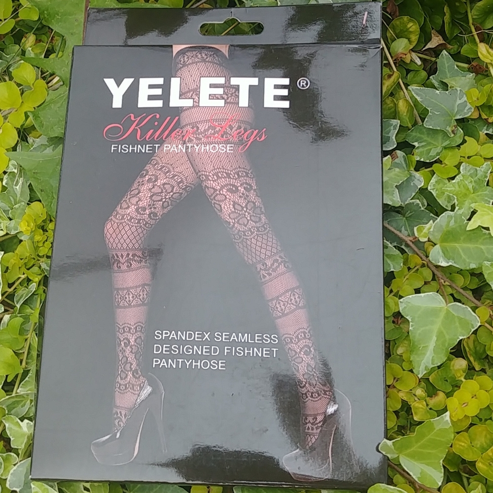 Yelete Killer Legs Fishnet/Lace Hose